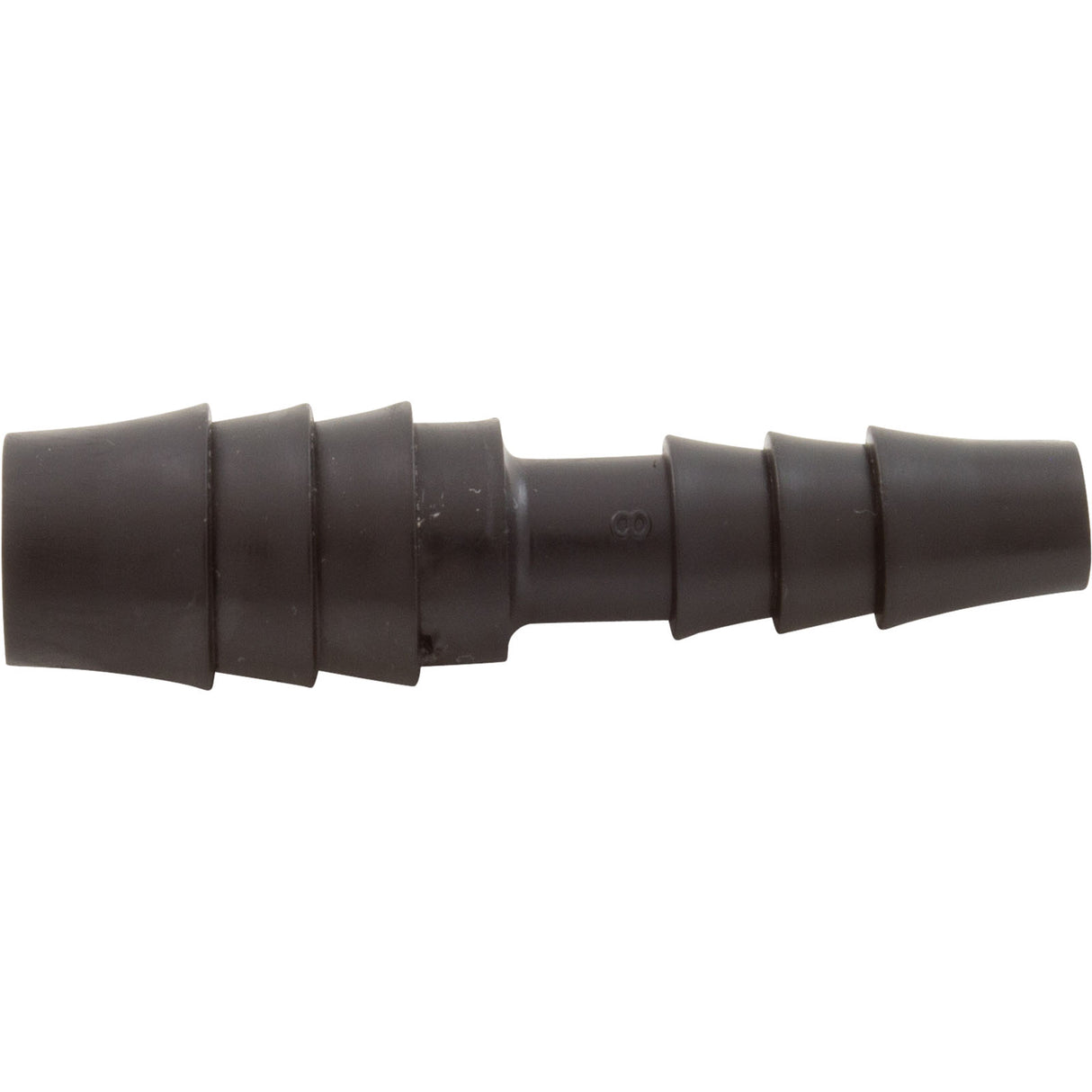 Barb Coupling, 1/4" Barb x 3/8" Barb : RF884