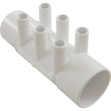 Manifold, 3/4" Smooth Barb, 6 Port, 2" Slip x 2" Spigot : 672-4940
