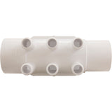 Manifold, 3/4" Smooth Barb, 6 Port, 2" Slip x 2" Spigot : 672-4940