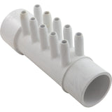 Manifold, 3/8"sb, 10 Port, Flow Thru, 1-1/2"s x 1-1/2"spg : 672-4660