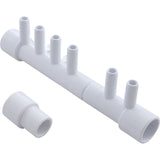 Manifold, 3/8"b, 6 Port, Flow Thru, 1/2"s x 1"spg : 672-4690