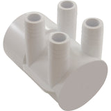 Manifold, 3/4" Barb, 4 Port, Dead End, 2" Slip, SP : 672-7170