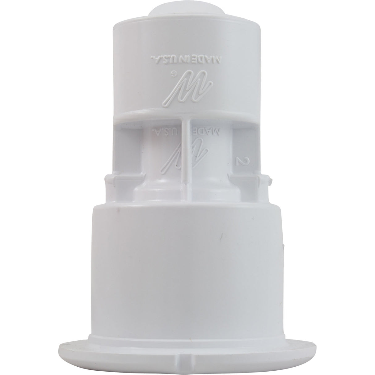 Wall Fitting, Waterway Mini Storm Gunite, Thread-In, White : 215-1170