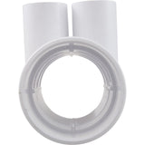 Manifold, 3/4" Slip, 6 Port, Flow Thru, 2" Slip x 2" Slip : 672-4270