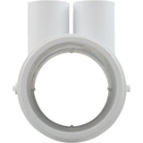 Manifold, 1/2" Slip, 4 Port, Flow Thru, 2" Slip x 2" Spigot : 672-4250