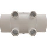 Manifold, 3/4" sb, 4 Port, FlowThru, 1-1/2"s x 1-1/2"s : 672-4140