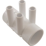 Manifold, 3/4" sb, 4 Port, FlowThru, 1-1/2"s x 1-1/2"s : 672-4140
