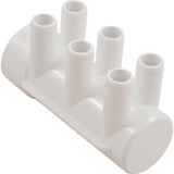 Manifold, 3/4" Smooth Barb, 6 Port, 1-1/2" Slip x Dead End : 672-5250