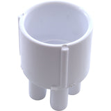 Manifold, 3/8" Smooth Barb, 4 Port, Transition, 1" Slip : 672-4040
