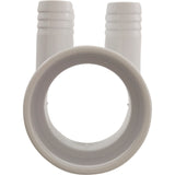 Manifold, 3/4" Barb, 4 Port, Flow Thru, 2" Slip x 2" Slip : 672-7110