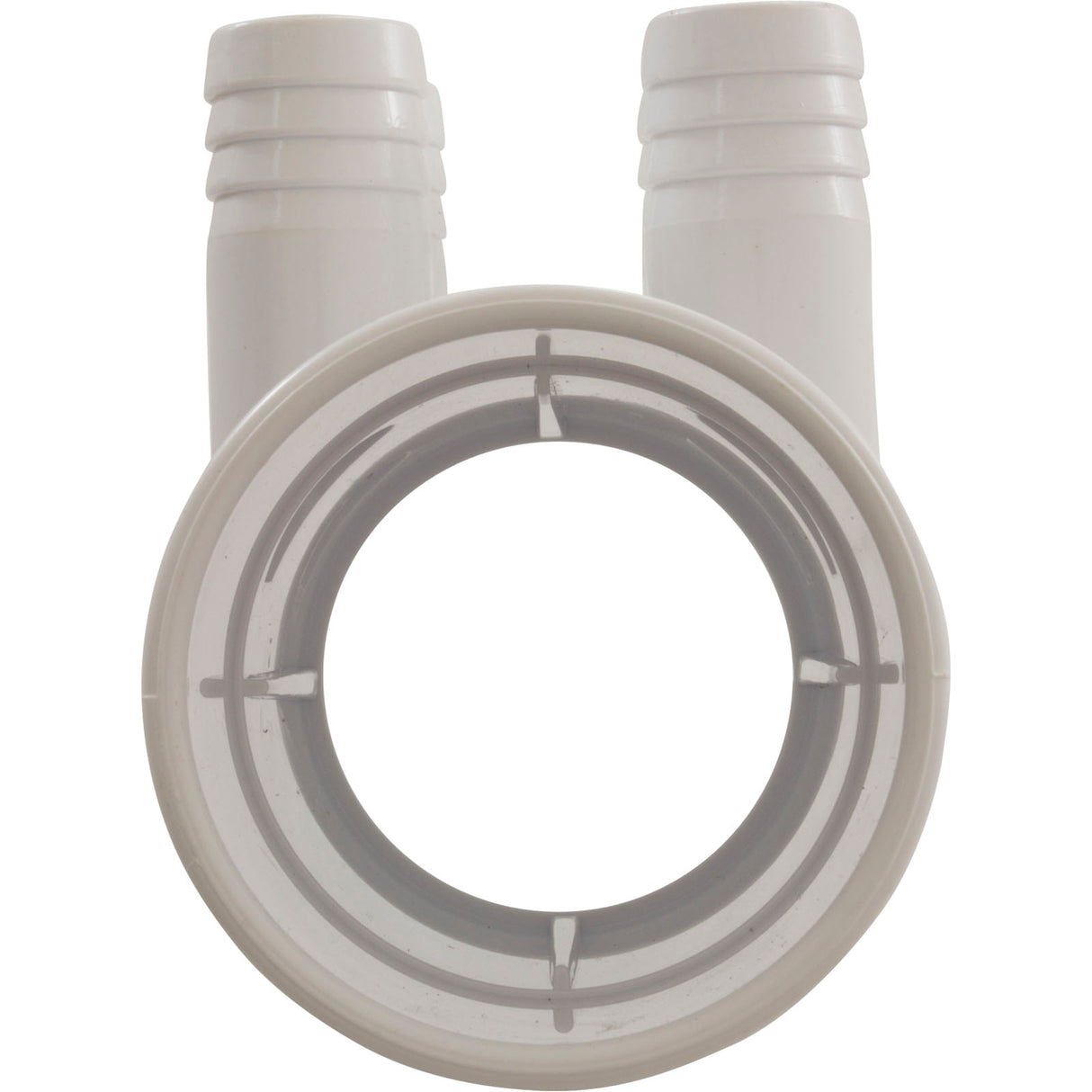 Manifold, 3/4" Barb, 4 Port, Flow Thru, 2" Slip x 2" Slip : 672-7110