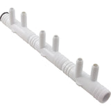 Manifold, 3/8"sb, 6 Port, Flow Thru, 3/4"b x 3/4"b : 672-7190