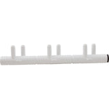 Manifold, 3/8"sb, 6 Port, Flow Thru, 3/4"b x 3/4"b : 672-7190