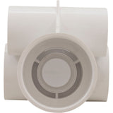 Jet Body Assy, WW Poly Strm Gunite, a1-1/2"s, w2"s, Tee, Wht, Thd : 229-1110