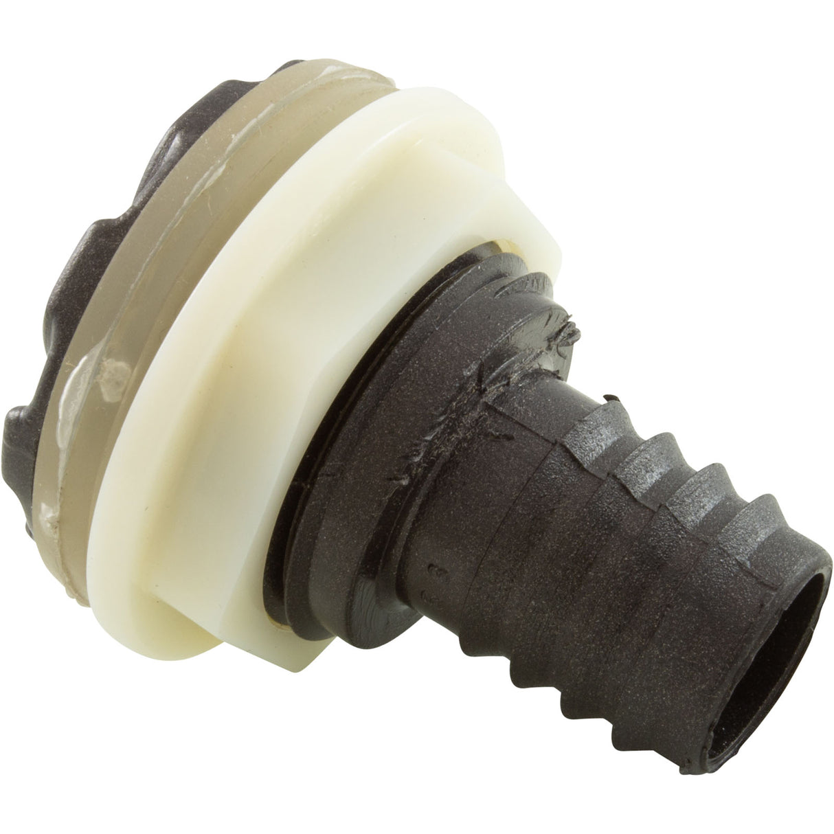 Bulkhead Fitting, Waterway, 3/4"b, Swirl, Dark Silver Glitter : 212-1839-DSG