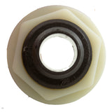 Bulkhead Fitting, Waterway, 3/4"b, Swirl, Dark Silver Glitter : 212-1839-DSG