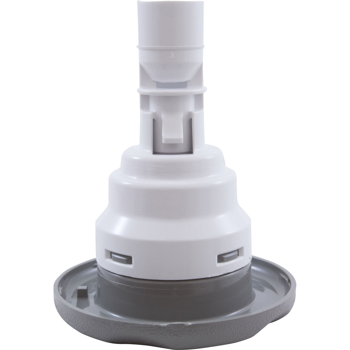 Jet Intl, WW Poly Storm, 3-3/8"fd, Dir, Textured Scal, Gry : 212-8057 - Waterway Plastics - 806105035547 - PartsForSpas.com