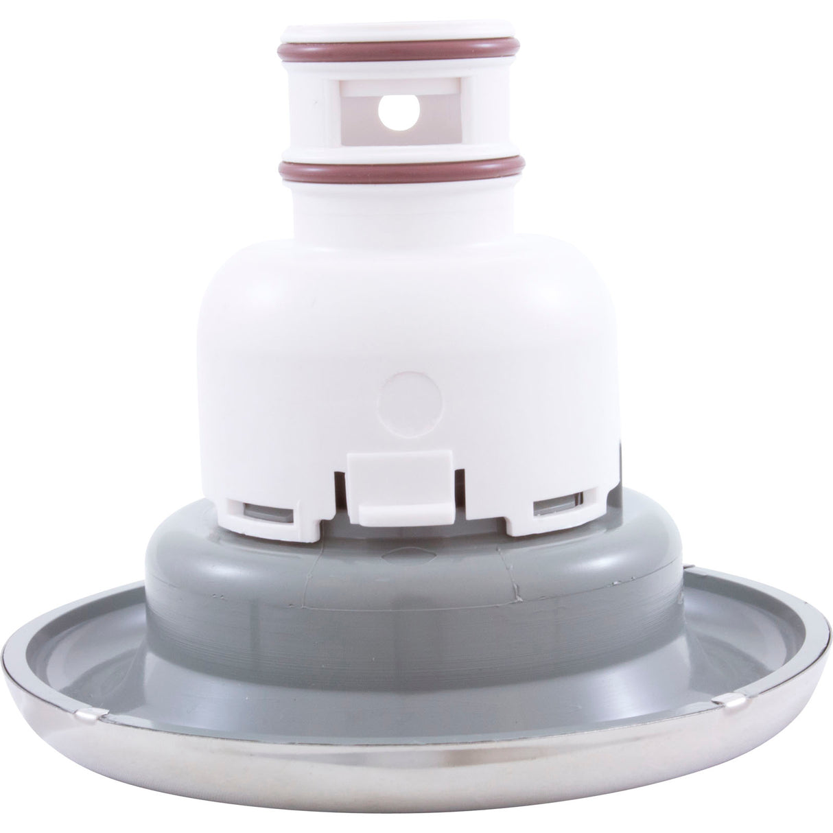 Jet Intl, WW Whirlpool, 5"fd, Dir, Smth, SS/Gry, Non-Adjustable : 212-2037S