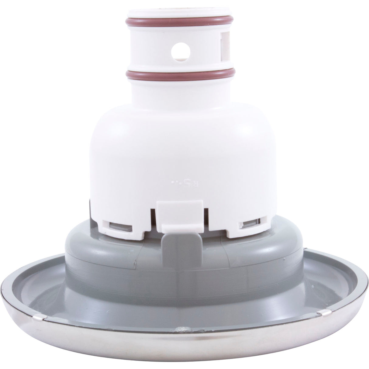 Jet Intl, WW Whirlpool, 5"fd, Dir, Smth, SS/Gry, Non-Adjustable : 212-2037S