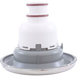 Jet Intl, WW Whirlpool, 5"fd, Dir, Smth, SS/Gry, Non-Adjustable : 212-2037S
