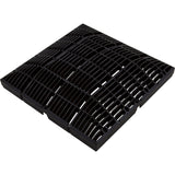 Main Drain Grate, Waterway 12" x 12" Square, VGB, Black : 642-4721 V