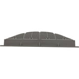 Main Drain Grate, Waterway, 12" x 12" Square, w/Frame, Gray : 640-4727 V
