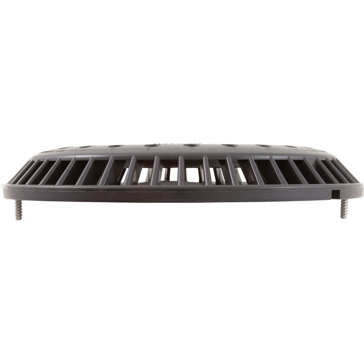 Main Drain Grate, WW Anti-Vortex, 8" Round, w/o Screws, Dk Gry : 642-2159-DKG V