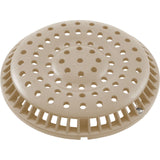Main Drain Grate, WW Anti-Vortex, 8" Round, w/ Screws, Beige : 642-2159-BEI V