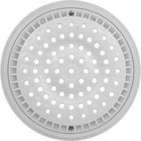 Main Drain Grate, WW Anti Vortex, 8" Rnd, w/Collar, White : 640-2310V