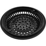 Main Drain Grate, WW Anti Vortex, 8" Rnd, w/Collar, Black : 640-2311 V
