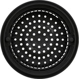 Main Drain Grate, WW Anti Vortex, 8" Rnd, w/Collar, Black : 640-2311 V