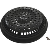 Main Drain Grate, WW Anti Vortex, 8" Rnd, w/Collar, Black : 640-2311 V