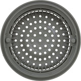 Main Drain Grate, WW Anti Vortex, 8" Rnd, w/Collar, Gray : 640-2317 V
