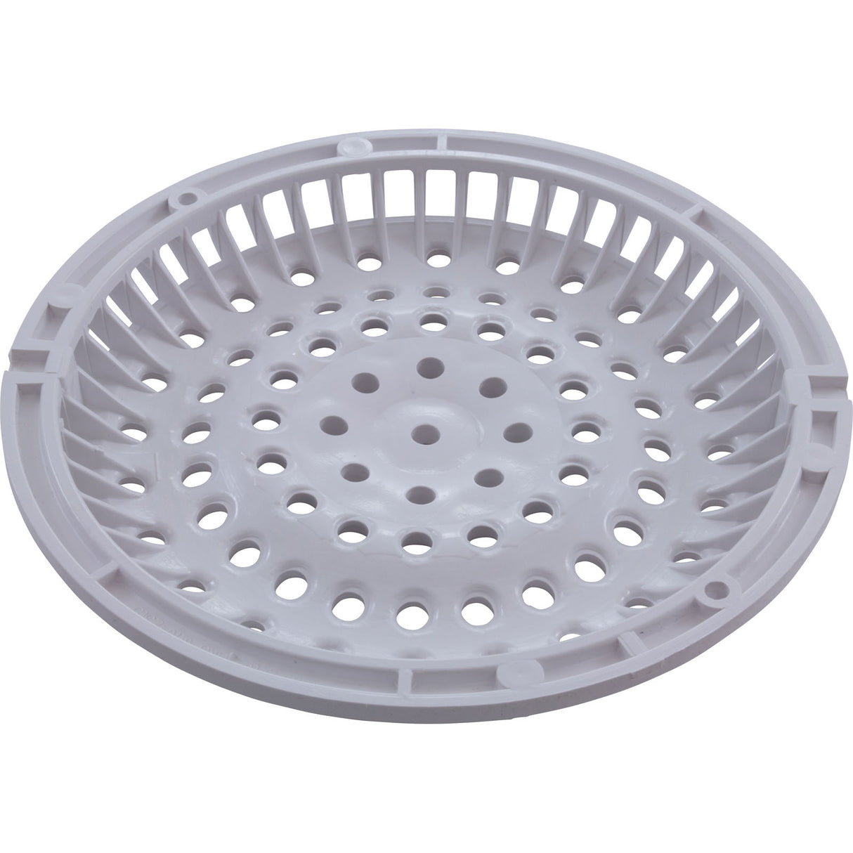 Main Drain Grate, Waterway Anti Vortex, 8" Round, White : 642-2150 V