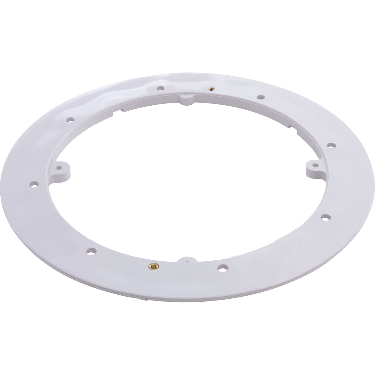 Mounting Plate, Waterway Main Drain Vinyl, 8" Round, White : 642-2090