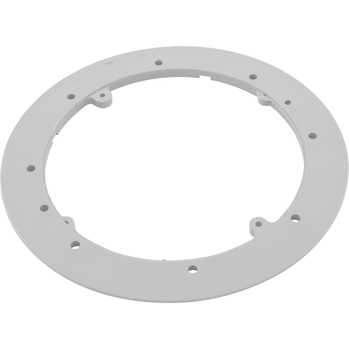 Mounting Plate, Waterway Main Drain Vinyl, 8" Round, White : 642-2090