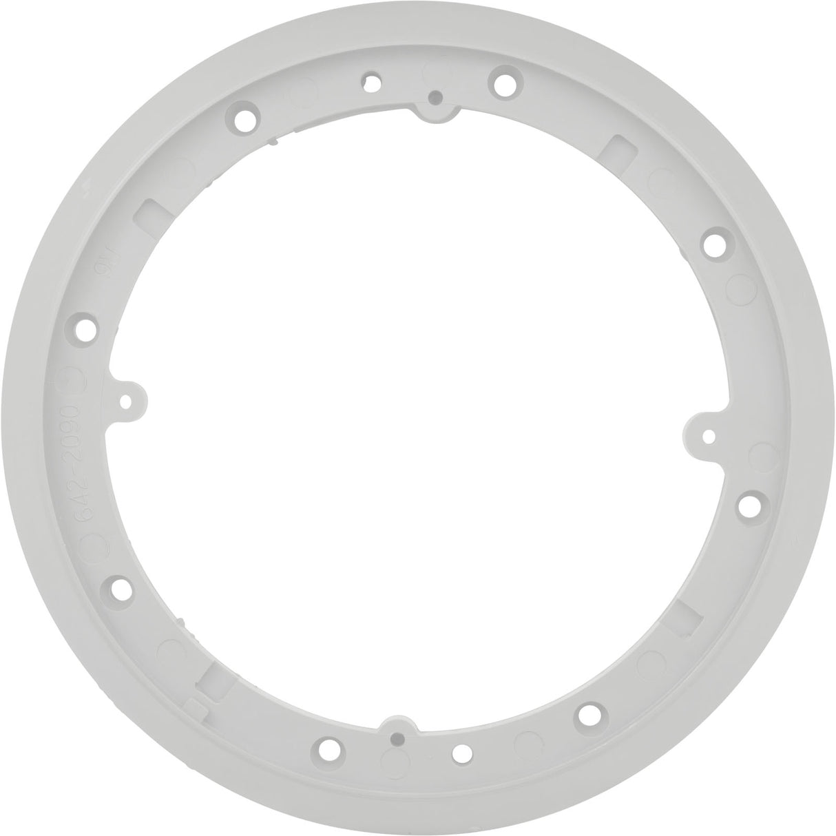 Mounting Plate, Waterway Main Drain Vinyl, 8" Round, White : 642-2090
