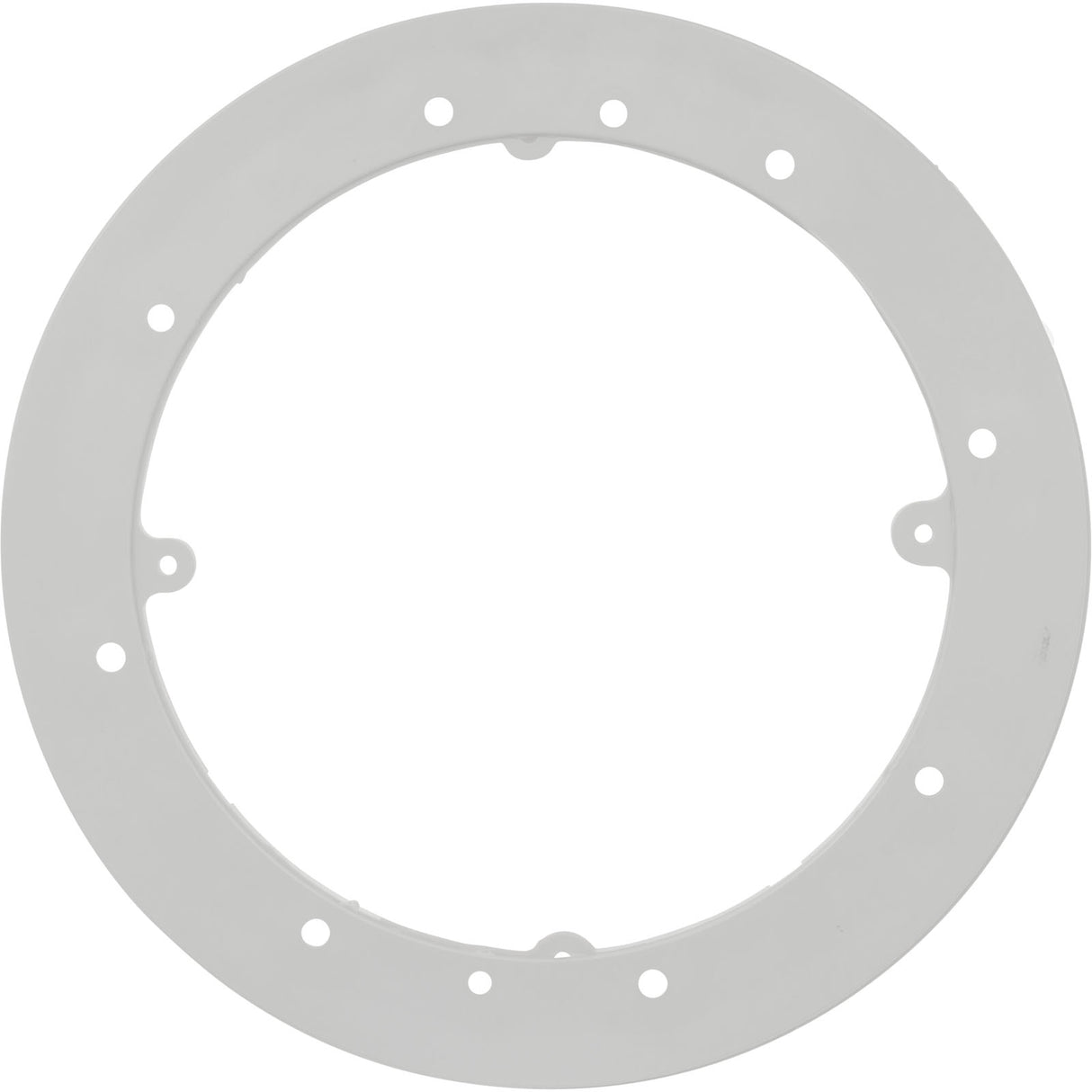 Mounting Plate, Waterway Main Drain Vinyl, 8" Round, White : 642-2090