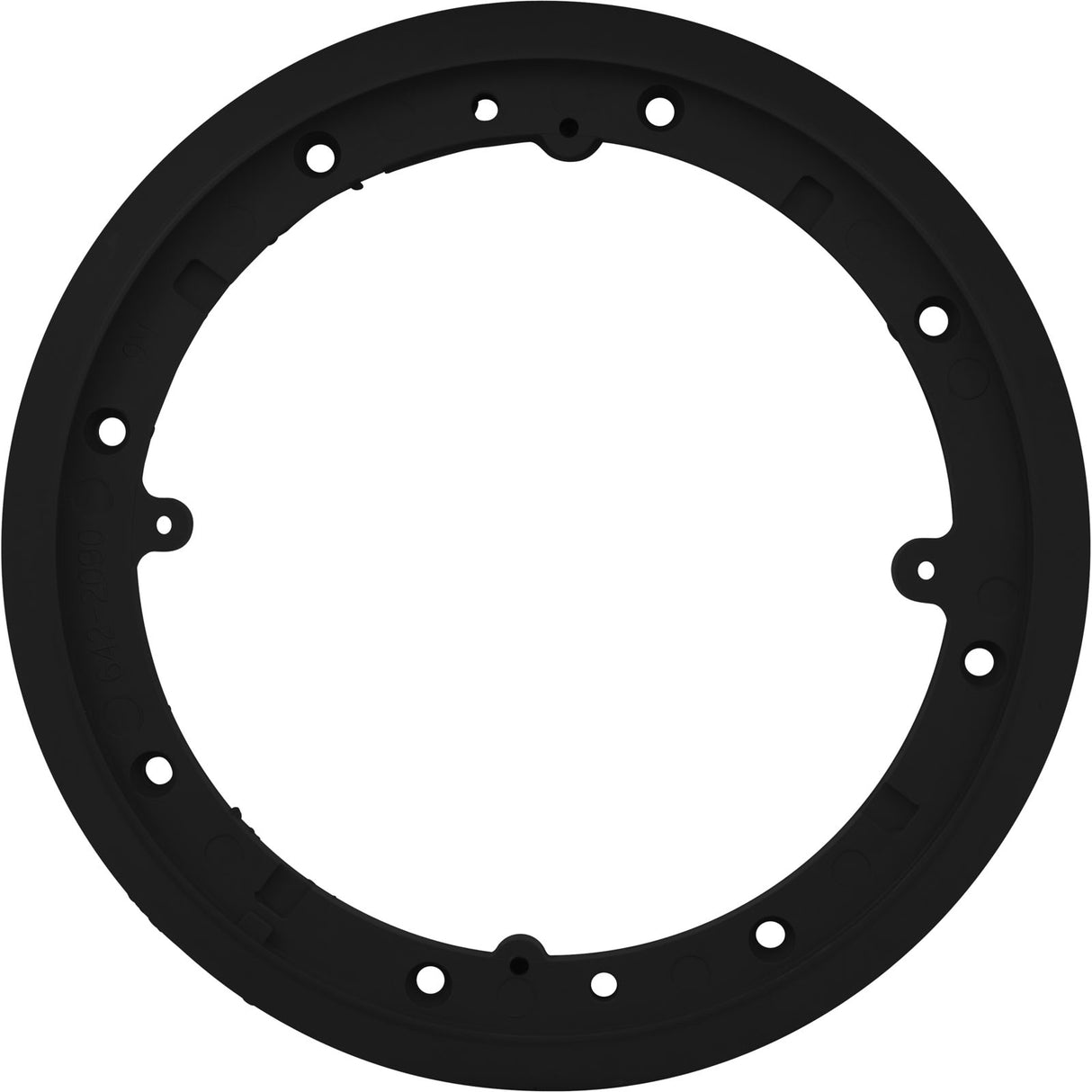 Mounting Plate, Waterway Main Drain Vinyl, 8" Round, Black : 642-2091