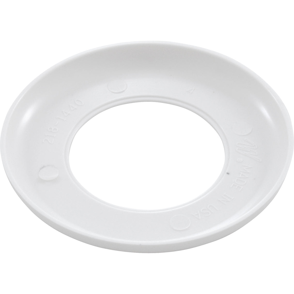 Escutcheon, Waterway, Vinyl Liner, White : 218-1440