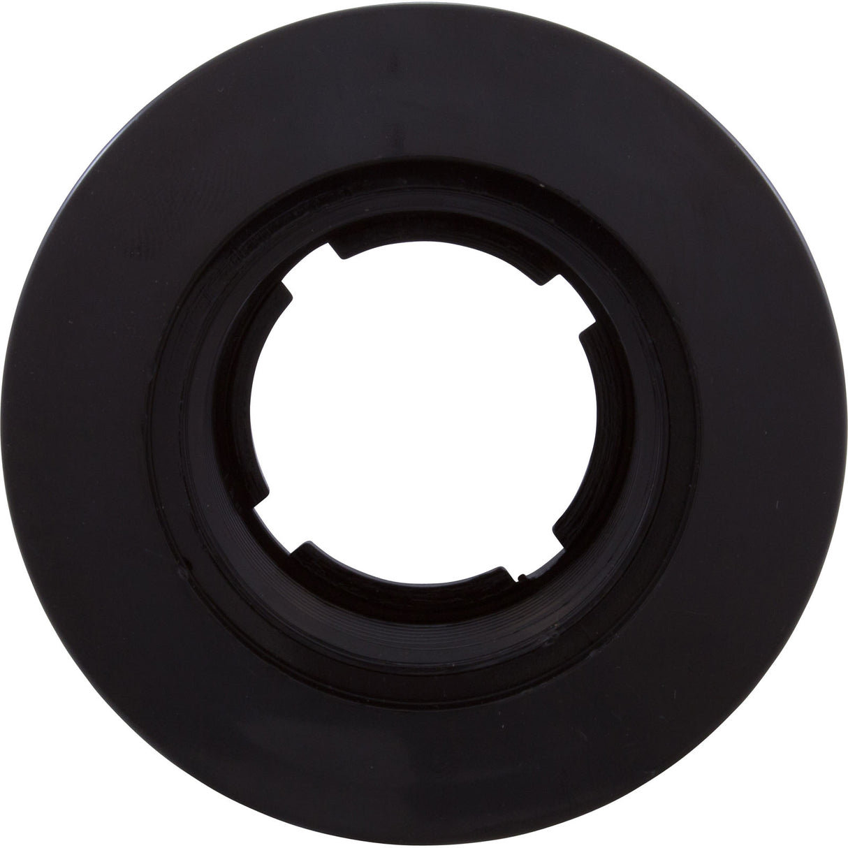 Wall Fitting, WW, 2-3/8"hs, 1-1/2"fpt x 1-1/2"s, 3-1/2"fd, Blk : 400-9151B