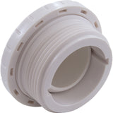 Eyeball Fitting, WW, 1-1/2"mpt, 2-3/8"fd, Slotted, White : 400-1410AB