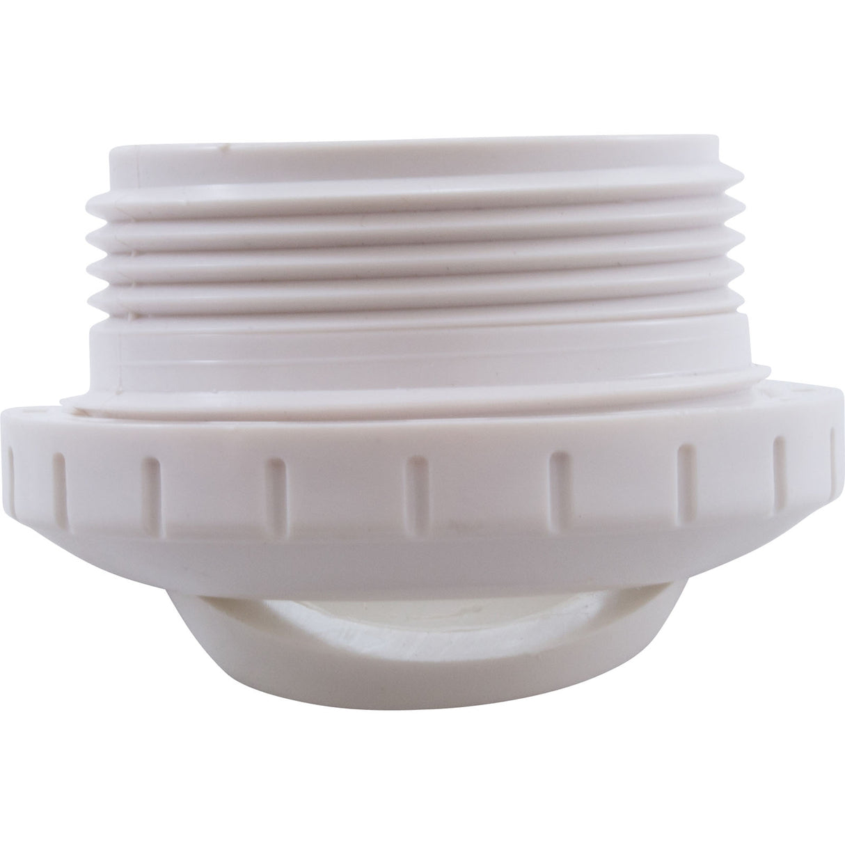 Eyeball Fitting, WW, 1-1/2"mpt, 2-3/8"fd, Slotted, White : 400-1410AB