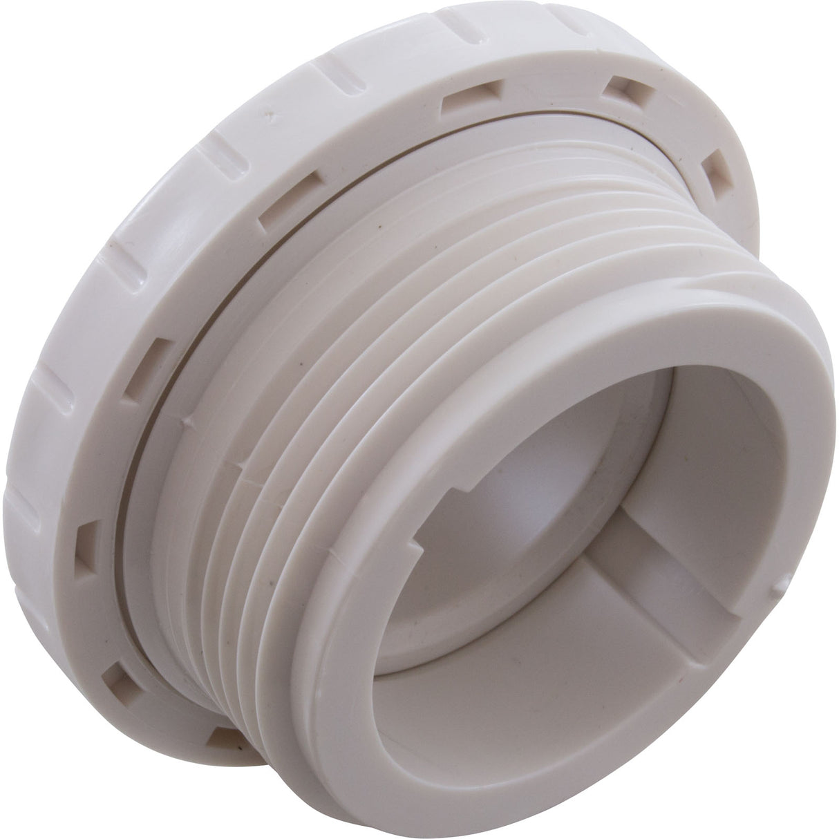 Eyeball Fitting, WW, 1-1/2"mpt, 2-3/8"fd, 3/8"Orifice, White : 400-1410BB