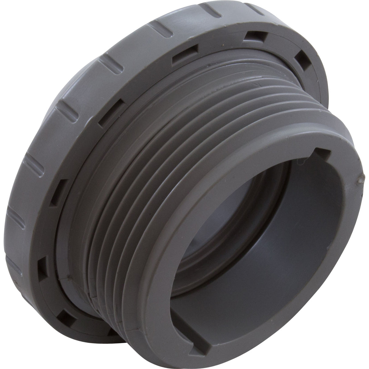 Eyeball Fitting, WW, 1-1/2"mpt, 2-3/8"fd, 1"Orifice, Gray : 400-1417EB