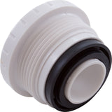 Eyeball Fitting, WW, 1-1/2"mpt, 2-1/4"fd, Plstr, White : 212-9170