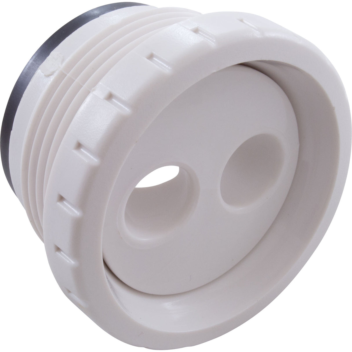 Eyeball Fitting, WW, 1-1/2"mpt, 2-1/4"fd, Plstr, White : 212-9170