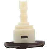 Jet Intl, WW Mini Storm, Swirl, 3-5/16"fd, Rfd, SS/Dk Gry, Thd : 229-0199DSG-TT