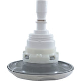 Jet Intl, WW Poly Storm, 4"fd, Dir, Scalloped, SS/Gry, Thd : 229-5517S
