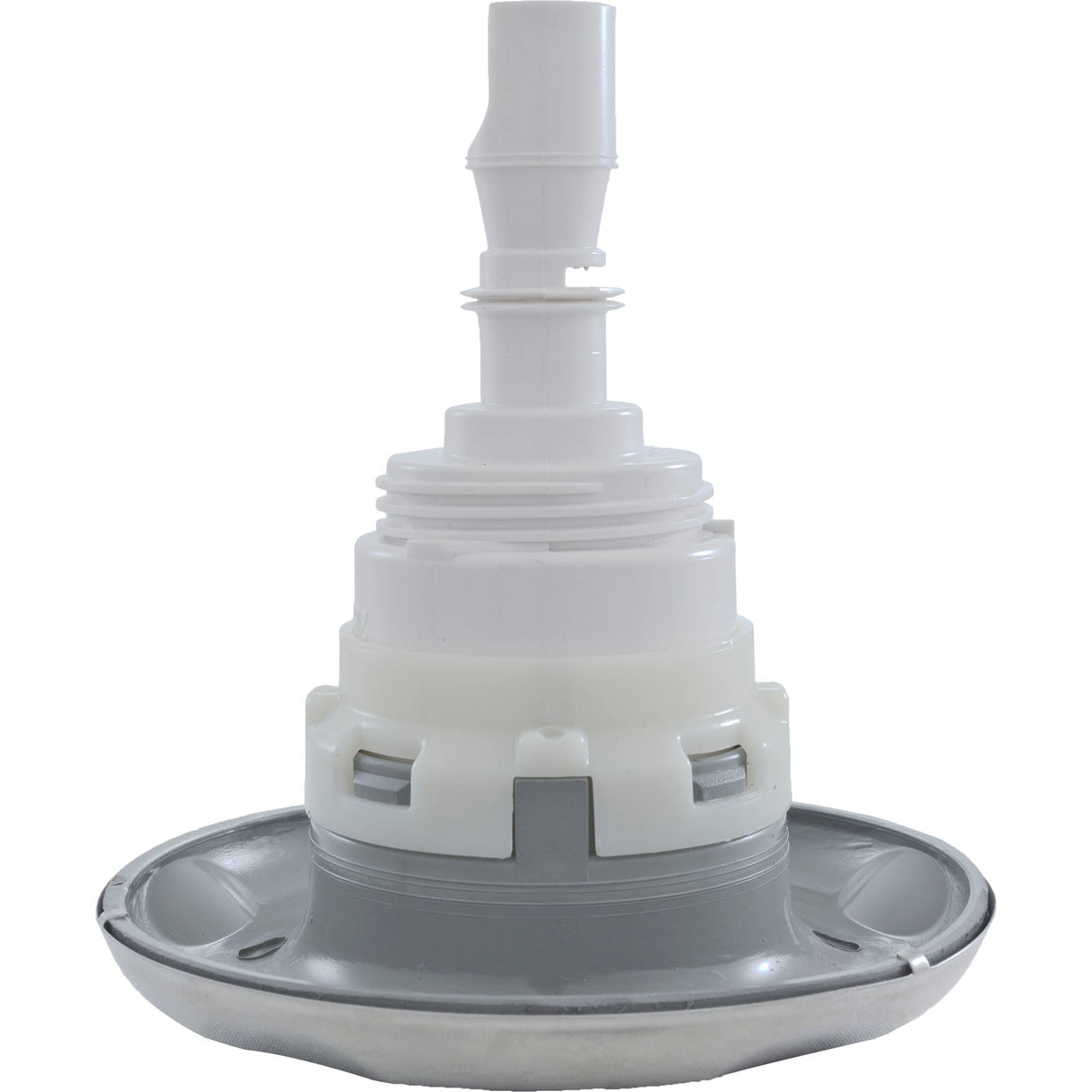 Jet Intl, WW Poly Storm, 4"fd, Dir, Scalloped, SS/Gry, Thd : 229-5517S